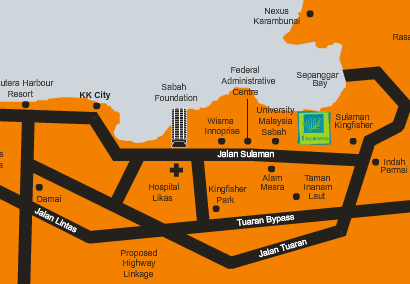 1Borneo Hypermall location